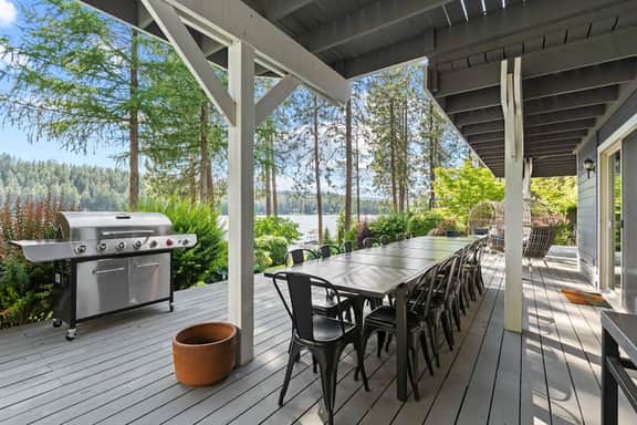 Luxe Lake Home | Hot Tub + Private Dock & Beach - Image 4